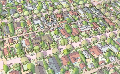 Neighborhood Revitalization Illustration