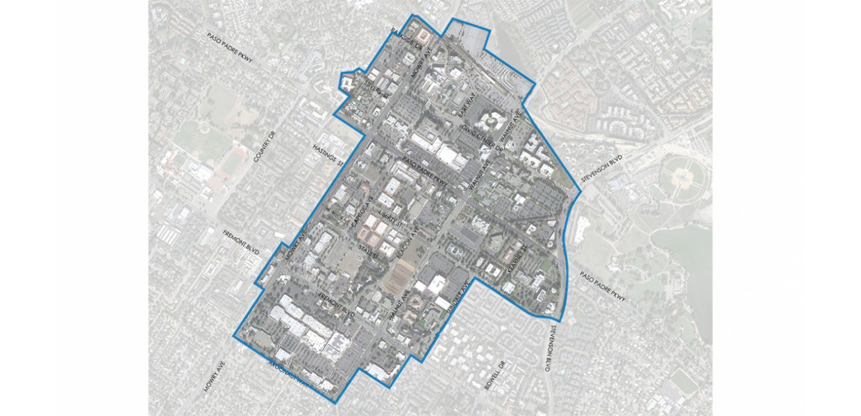 City Center planning area - existing condition