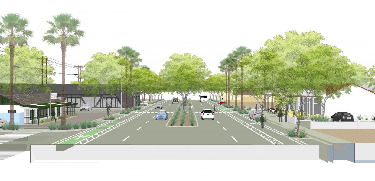 Updated Street Trees and Landscaping