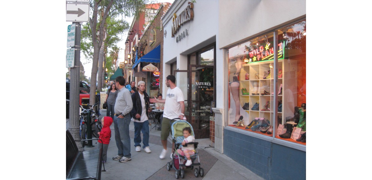 Main Street shoppers in 2013