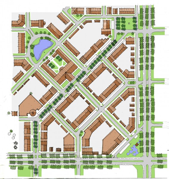 Nason/Alessandro Town Center illustrative plan